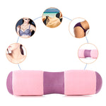 Cuscino Yoga Multifunzione Bellissimi Glutei Cuscino Pelvi Cuscino Cervicale Lombare Salute Yoga Stick Vita (Rosa), 37 x 10cm