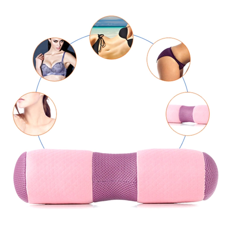 Cuscino Yoga Multifunzione Bellissimi Glutei Cuscino Pelvi Cuscino Cervicale Lombare Salute Yoga Stick Vita (Rosa), 37 x 10cm
