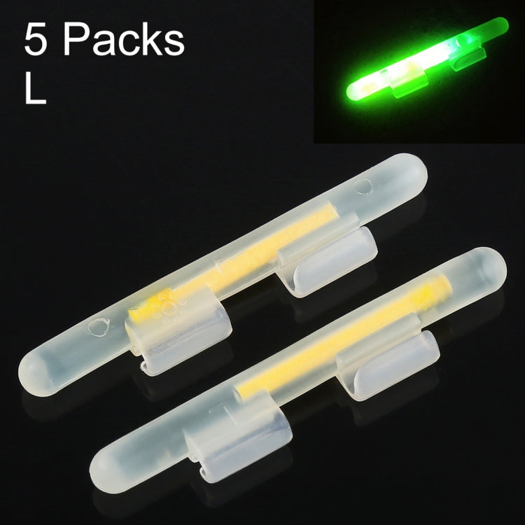 Bastone luminoso da pesca notturno con clip L 10cm