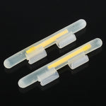 Bastone luminoso da pesca notturno con clip, OCEAN SUN, galleggiante luminoso, da 10 confezioni, L, adatto per punta della canna da 2,7-3,2 mm, Clip-On, L