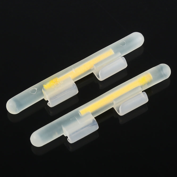 Bastone luminoso da pesca notturno con clip, OCEAN SUN, galleggiante luminoso, da 10 confezioni, L, adatto per punta della canna da 2,7-3,2 mm, Clip-On, L