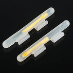 Bastone luminoso da pesca notturno con clip OCEAN SUN da 10 pezzi, M, adatto per punta della canna da 2,0-2,6 mm, Clip-On, M