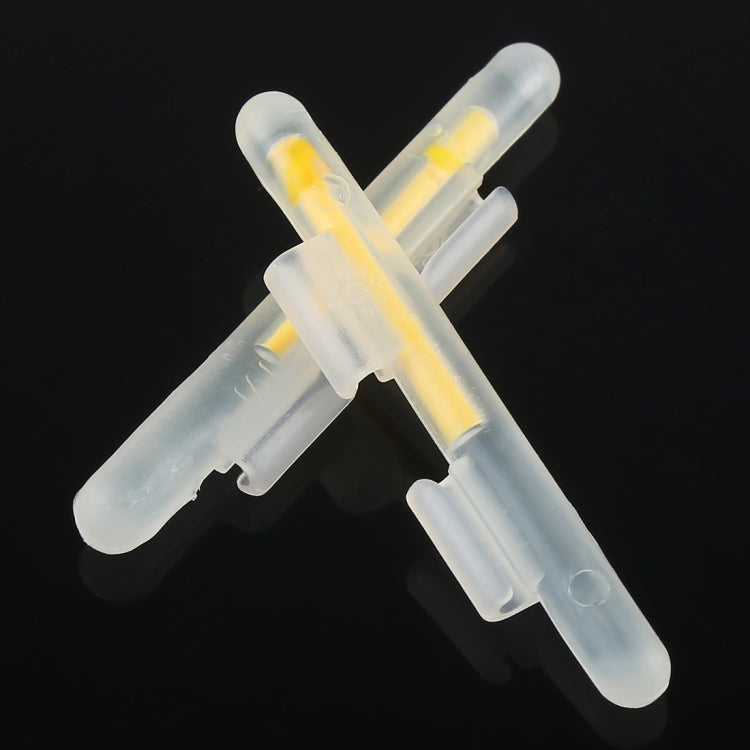 Bastone luminoso da pesca notturno con clip OCEAN SUN da 10 pezzi, M, adatto per punta della canna da 2,0-2,6 mm, Clip-On, M