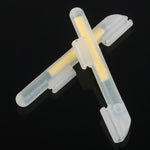 Bastone luminoso da pesca notturno con clip, OCEAN SUN, galleggiante luminoso, da 10 confezioni, S, adatto per punta della canna da 1,5-1,9 mm, Clip-On, S