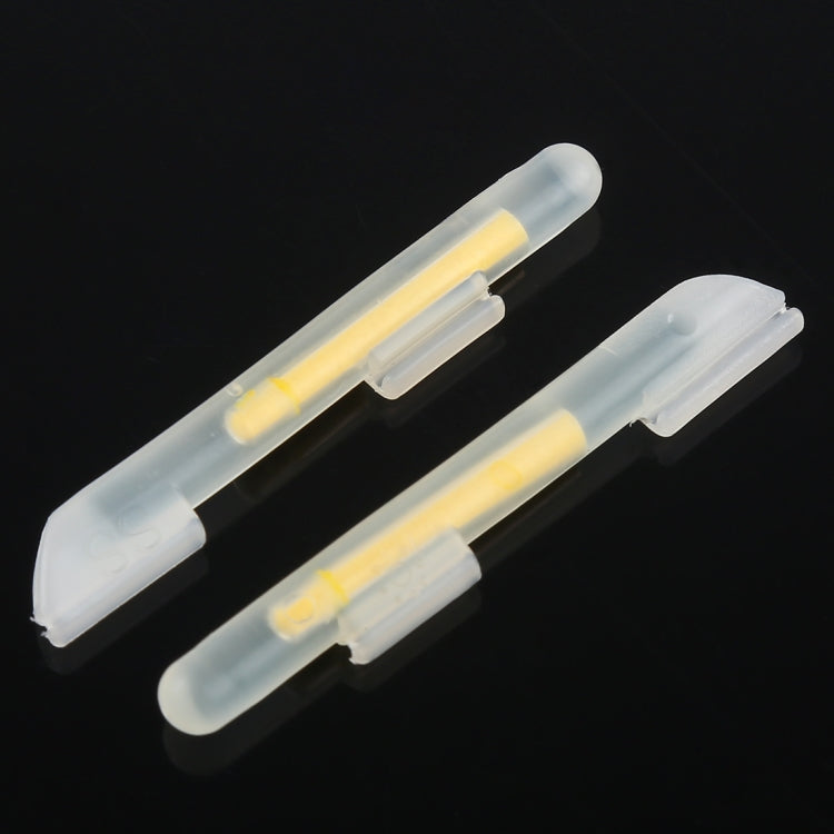 Bastone luminoso da pesca notturno con clip, OCEAN SUN, galleggiante luminoso, da 10 confezioni, SS, adatto per punta della canna da 0,6-1,4 mm, Clip-On, SS