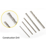 Set di punte per trapano e cacciavite 31 in1 Set di punte per trapano per legno piatto per legno industriale con borsa portatile, 31 in1 Drill