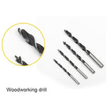 Set di punte per trapano e cacciavite 31 in1 Set di punte per trapano per legno piatto per legno industriale con borsa portatile, 31 in1 Drill