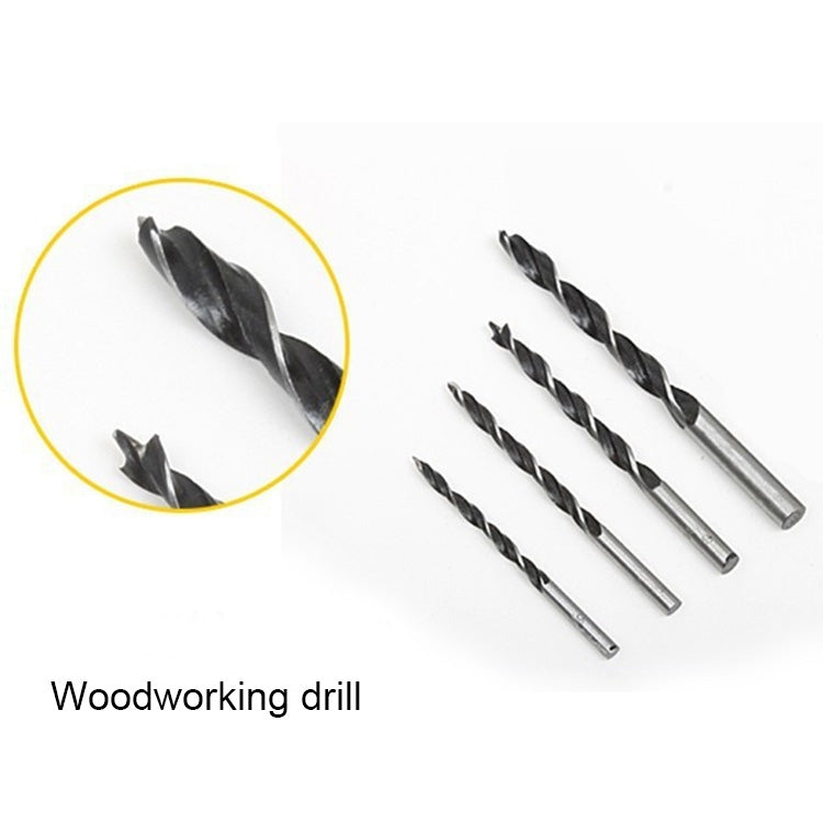 Set di punte per trapano e cacciavite 31 in1 Set di punte per trapano per legno piatto per legno industriale con borsa portatile, 31 in1 Drill