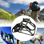 Un paio di borchie per artigli da neve da arrampicata antiscivolo semplici per ispessimento della molla all'aperto