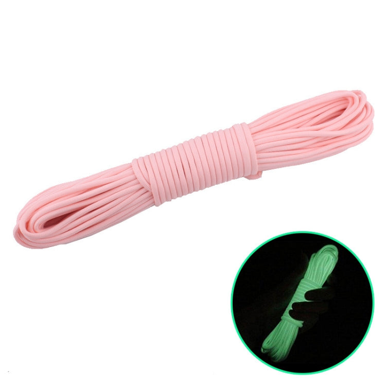 Corda da arrampicata fluorescente in bundle di salvataggio per tenda da campeggio esterna a piena luce in nylon a 9 nuclei da 20 m, 20m Orange, 20m Pink, 20m Green, 20m Blue, 20m White, 20m Yellow