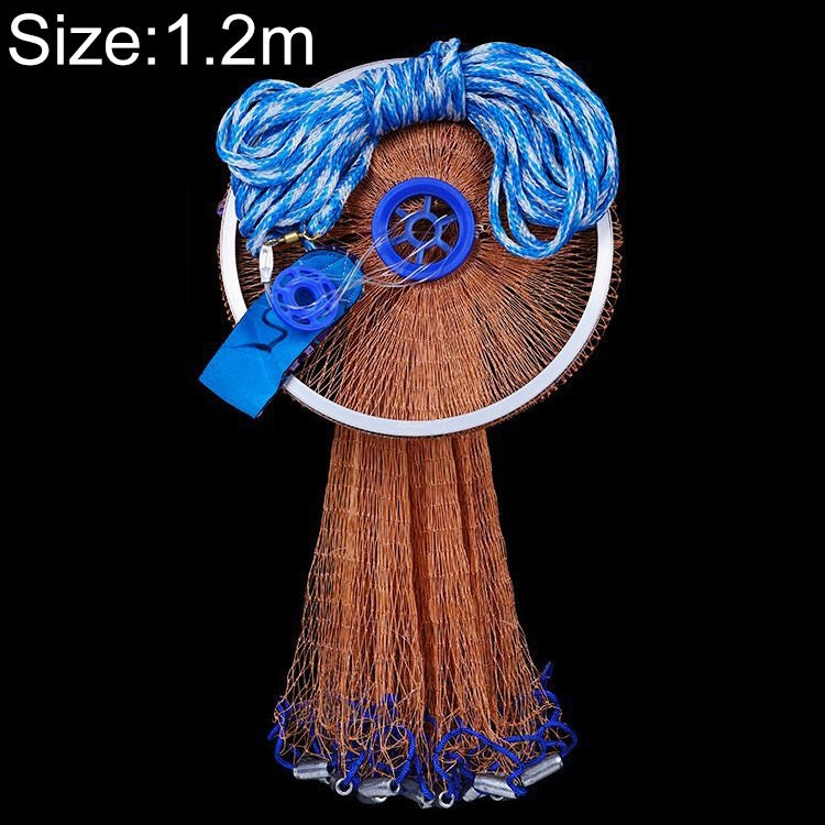 Attrezzatura da pesca a rete da pesca americana facile da lanciare, 1.2m Tire Cords, 1.2m Monofilament, 1.5m Tire Cords, 1.5m Monofilament