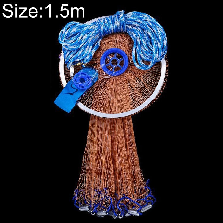 Attrezzatura da pesca a rete da pesca americana facile da lanciare, 1.2m Tire Cords, 1.2m Monofilament, 1.5m Tire Cords, 1.5m Monofilament