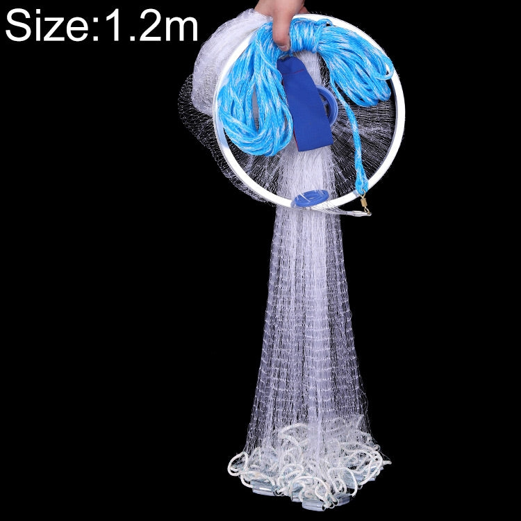 Attrezzatura da pesca a rete da pesca americana facile da lanciare, 1.2m Tire Cords, 1.2m Monofilament, 1.5m Tire Cords, 1.5m Monofilament