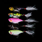HENGJIA 5 pz 5,5 cm/11 g Luya Metal VIB esche da pesca esca bionica kit con scatola di plastica, Box018