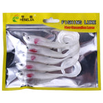HENGJIA SO050-1 5 pezzi 11 cm/16 g Luya esca da pesca attrezzatura da pesca spigola pesce morbido con gancio, SO050-2, SO050-3, SO050-1, SO050-5, SO050-4