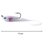 HENGJIA SO050-1 5 pezzi 11 cm/16 g Luya esca da pesca attrezzatura da pesca spigola pesce morbido con gancio, SO050-2, SO050-3, SO050-1, SO050-5, SO050-4