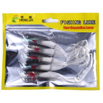 HENGJIA SO050-1 5 pezzi 11 cm/16 g Luya esca da pesca attrezzatura da pesca spigola pesce morbido con gancio, SO050-2, SO050-3, SO050-1, SO050-5, SO050-4