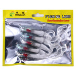 HENGJIA SO050-1 5 pezzi 11 cm/16 g Luya esca da pesca attrezzatura da pesca spigola pesce morbido con gancio, SO050-2, SO050-3, SO050-1, SO050-5, SO050-4