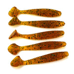 HENGJIA SO0205P 5 pz 8 cm/5 g coda a vite esche artificiali per pesca morbida, SO0205P