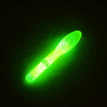 Bastone luminoso da pesca notturno galleggiante a forma di bulbo OCEAN SUN da 10 pezzi, visibilità: 50 m, dimensioni: 4,5 x 37 mm, Bulb Shape, Visibility: 50m