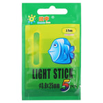 Bastoncino luminoso da pesca notturno galleggiante OCEAN SUN da 10 confezioni, visibilità: 15 m, dimensioni: 3,0 x 25 mm, Visibility: 15m(5pcs)
