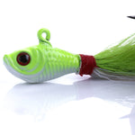 HENGJIA 7 cm/25 g esche artificiali da pesca con filo legato esche con ami tripli per pesci di piombo