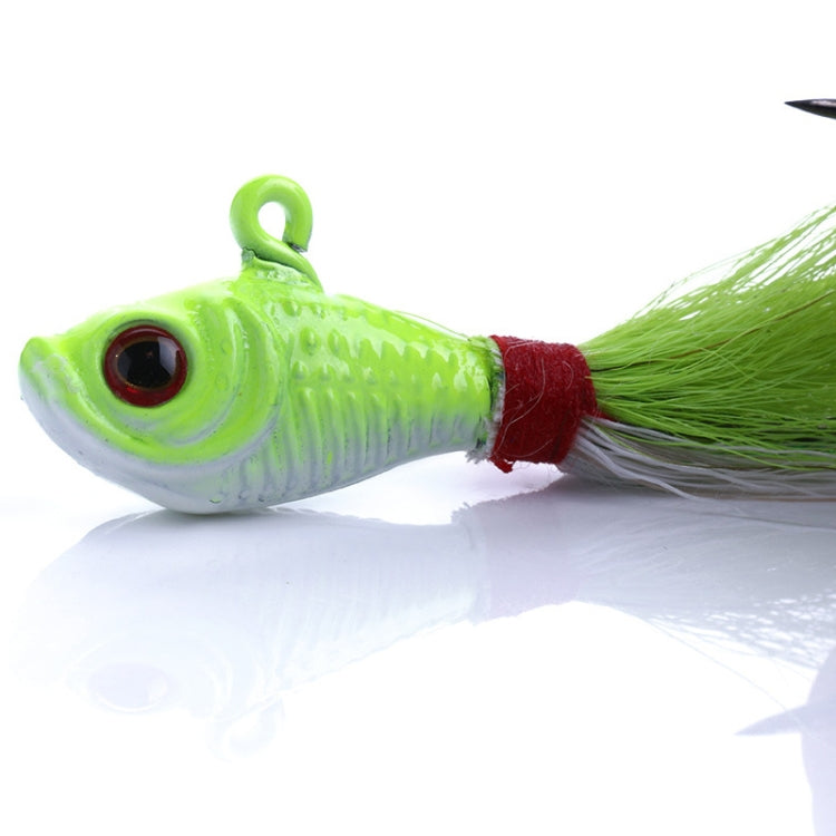HENGJIA 7 cm/25 g esche artificiali da pesca con filo legato esche con ami tripli per pesci di piombo