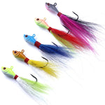 HENGJIA 7 cm/25 g esche artificiali da pesca con filo legato esche con ami tripli per pesci di piombo