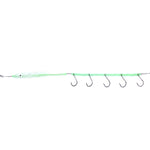 HENGJIA 32cm/7g Coltello da Pesca Filo di Pesce Luminoso Luce Notturna Polpo Calamari Gancio 5 Ganci