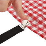 4 pezzi copriletto regolabile, tovaglia, tenda, copridivano, tenda, clip fisse in metallo