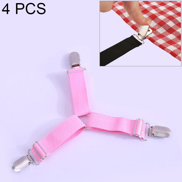 4 pezzi copriletto regolabile, tovaglia, tenda, copridivano, tenda, clip fisse in metallo
