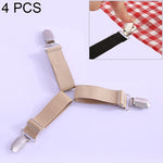 4 pezzi copriletto regolabile, tovaglia, tenda, copridivano, tenda, clip fisse in metallo