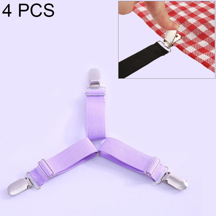 4 pezzi copriletto regolabile, tovaglia, tenda, copridivano, tenda, clip fisse in metallo