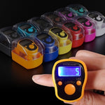 Contatore ad anelli di alta qualità con luce LED, contatore ad anelli elettronico, consegna casuale dei colori, 1 PCS