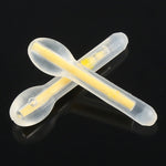 Bastone luminoso da pesca notturno galleggiante a forma di lampadina da 10 pezzi, visibilità: 30 m, dimensioni: 3,0 x 25 mm, Bulb Shape, Visibility: 30m