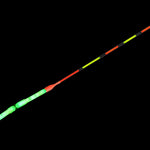 10 confezioni di bastoncini luminosi per pesca notturna galleggianti OCEAN SUN, visibilità: 20 m, dimensioni: 3,5 x 30 mm, Visibility: 20m