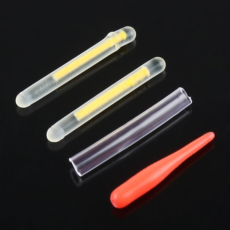 10 confezioni di bastoncini luminosi da pesca notturni galleggianti ultrafini OCEAN SUN, visibilità: 15 m, dimensioni: 2,2 x 20 mm, Ultrafine, Visibility: 15m