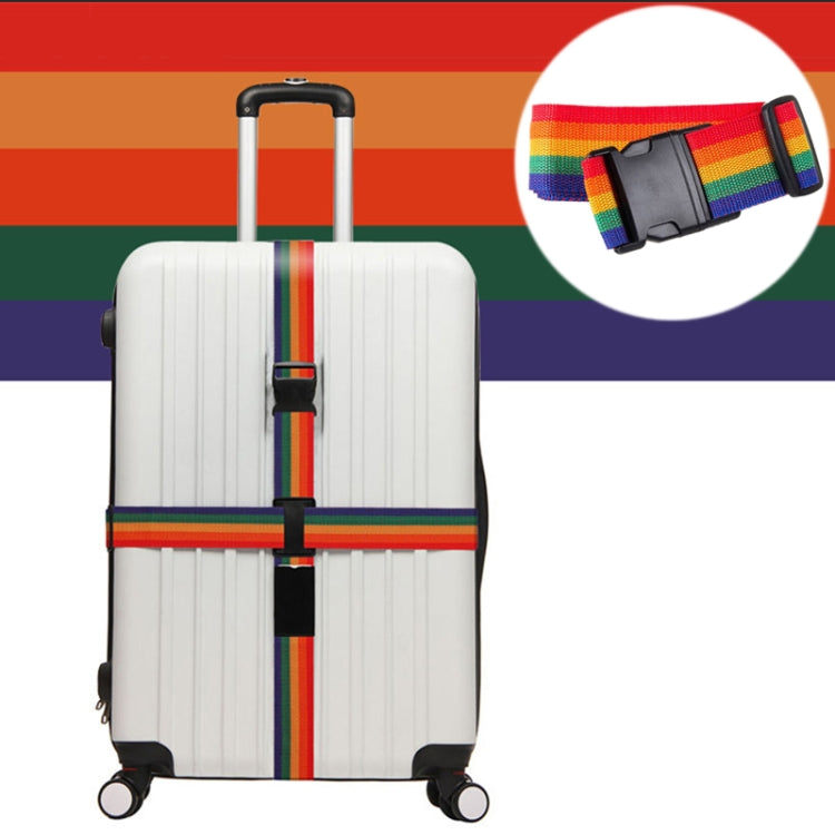 Borsa telescopica elastica Cross Rainbow Borsa elastica per bagagli Cintura fissa per bagagli da viaggio