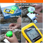 Ecoscandaglio portatile wireless per dispositivo di pesca con schermo a colori TL86, TL86