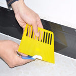Raschietto in plastica da 10 pezzi per tappezzeria, pellicola per vetro per autoveicoli, pancake, strumento di decorazione, Plastic Scraper