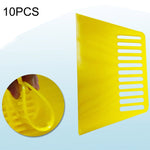 Raschietto in plastica per tendini da 10 pezzi per tappezzeria e pellicola per vetro automobilistica e raschietto per vernice, mastice, strumenti di decorazione, Tendon Plastic Scraper