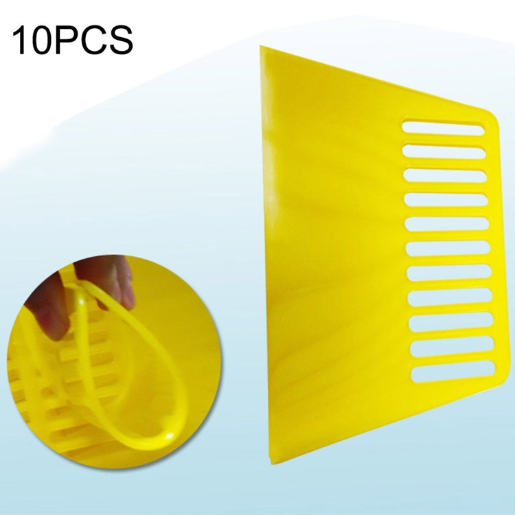 Raschietto in plastica per tendini da 10 pezzi per tappezzeria e pellicola per vetro automobilistica e raschietto per vernice, mastice, strumenti di decorazione, Tendon Plastic Scraper
