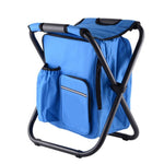 Sedia da campeggio pieghevole portatile per esterni Sedia da spiaggia per pesca leggera Sedia pieghevole in tubo di acciaio inossidabile con borsa del ghiaccio, Stainless Steel Folding Chair(Black), Stainless Steel Folding Chair(Green)                 ...