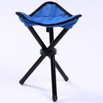 Escursionismo Campeggio all'aperto Pesca Sgabello pieghevole Sedia triangolare portatile Carico massimo 100 kg Dimensioni sedia pieghevole: 22 x 22 x 31 cm, Fishing Folding Stool(Red), Fishing Folding Stool(Blue), Fishing Folding Stool(Green)