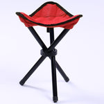 Escursionismo Campeggio all'aperto Pesca Sgabello pieghevole Sedia triangolare portatile Carico massimo 100 kg Dimensioni sedia pieghevole: 22 x 22 x 31 cm, Fishing Folding Stool(Red), Fishing Folding Stool(Blue), Fishing Folding Stool(Green)