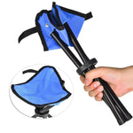 Escursionismo Campeggio all'aperto Pesca Sgabello pieghevole Sedia triangolare portatile Carico massimo 100 kg Dimensioni sedia pieghevole: 22 x 22 x 31 cm, Fishing Folding Stool(Red), Fishing Folding Stool(Blue), Fishing Folding Stool(Green)