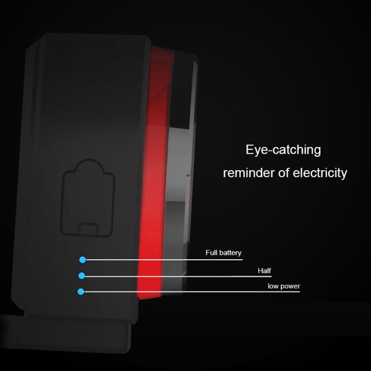 Fanale posteriore ad alta luminosità per bicicletta a sette colori impermeabile A0 IPX5, Charging High Brightness Taillight