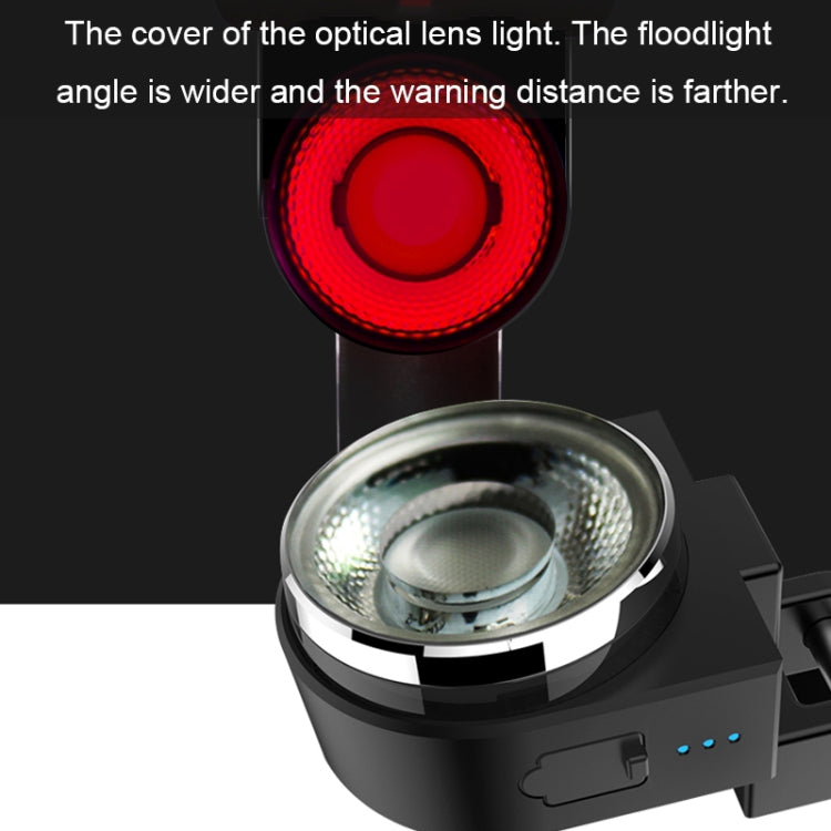 Fanale posteriore ad alta luminosità per bicicletta a sette colori impermeabile A0 IPX5, Charging High Brightness Taillight