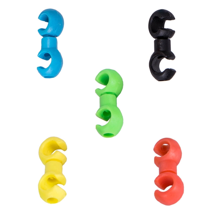 20 clip stile S per cavo freno MTB ZTTO per bicicletta, consegna colore casuale, ZTTO S Bicycle Style Clips