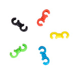 20 clip stile S per cavo freno MTB ZTTO per bicicletta, consegna colore casuale, ZTTO S Bicycle Style Clips